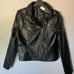 leather jacket faux vegan